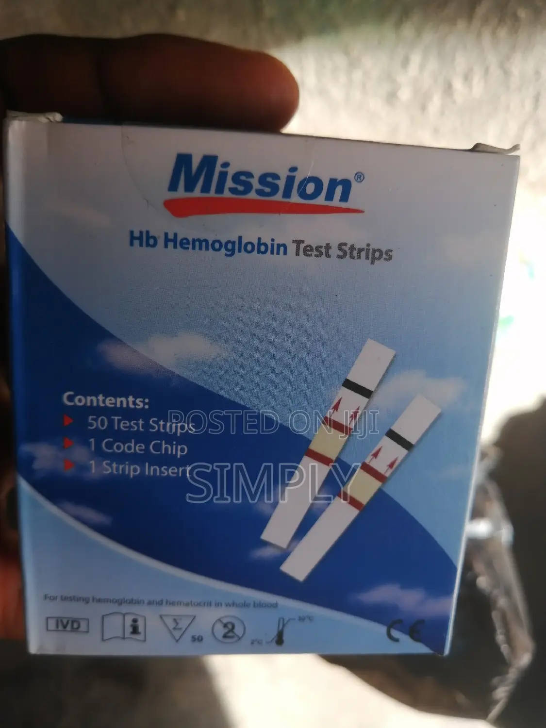 Mission Hemoglobin Test Strip