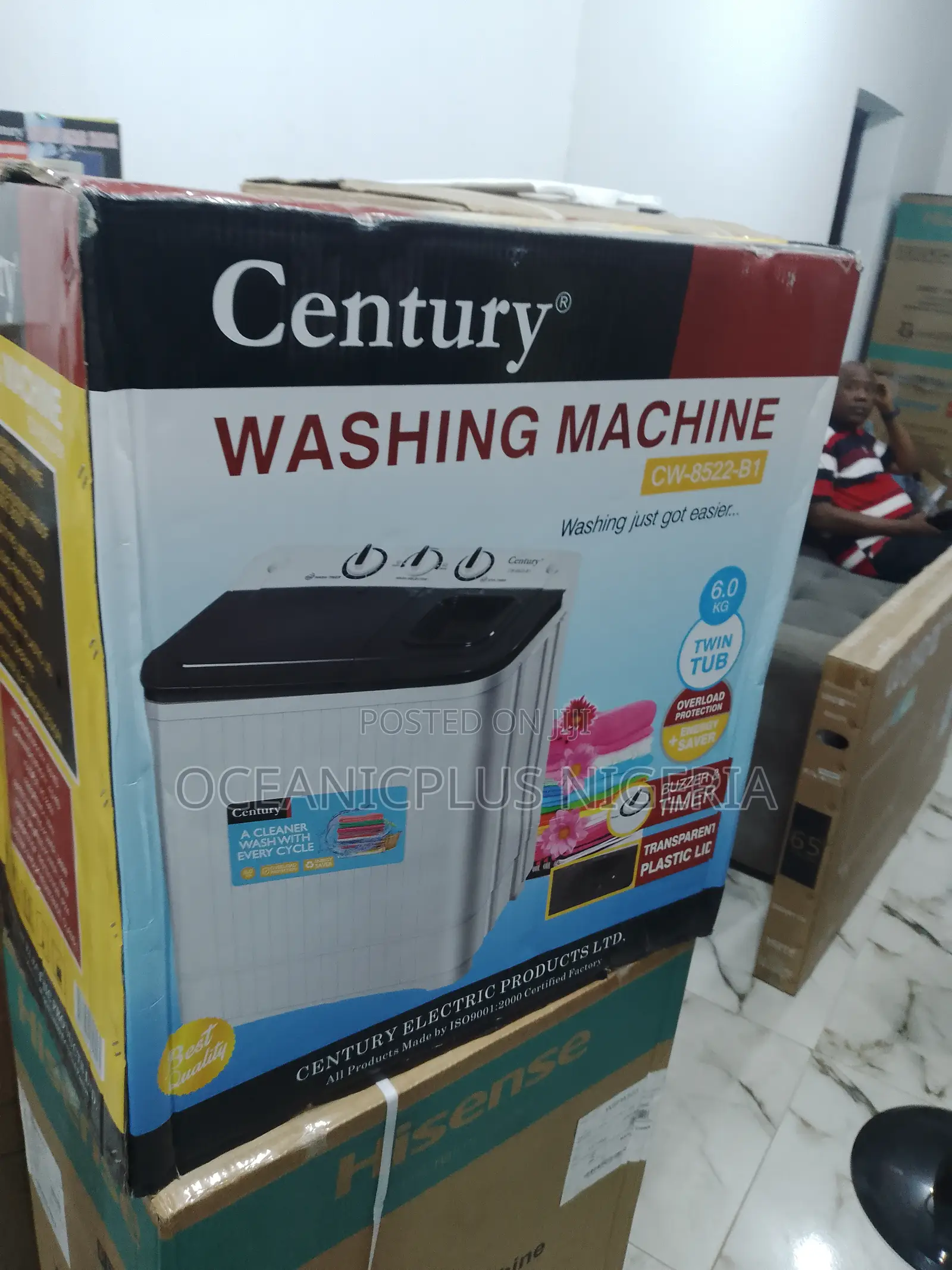 Freshly Produced 6kg Century Washing Machine