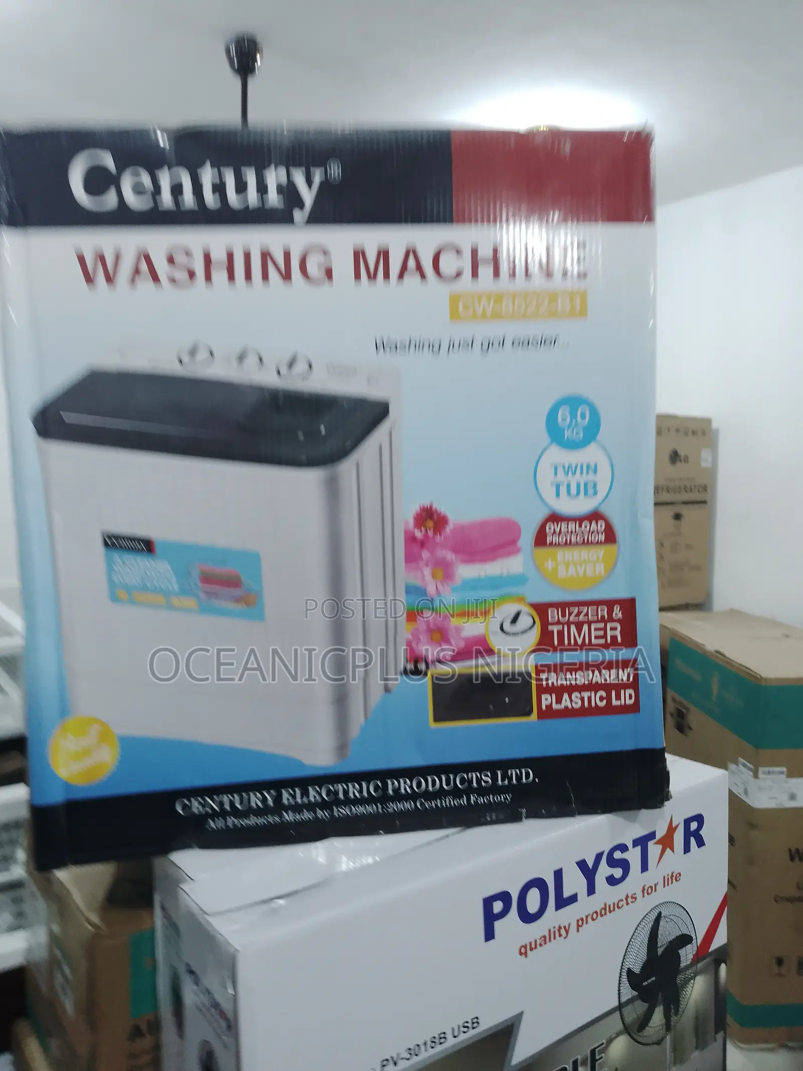 Strong-Long-Lasting 6kg Century Washing Machine