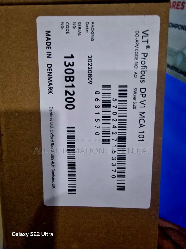 130b1200 | Danfoss Drives Communication Card | Profibus Dp V1 Mca 101