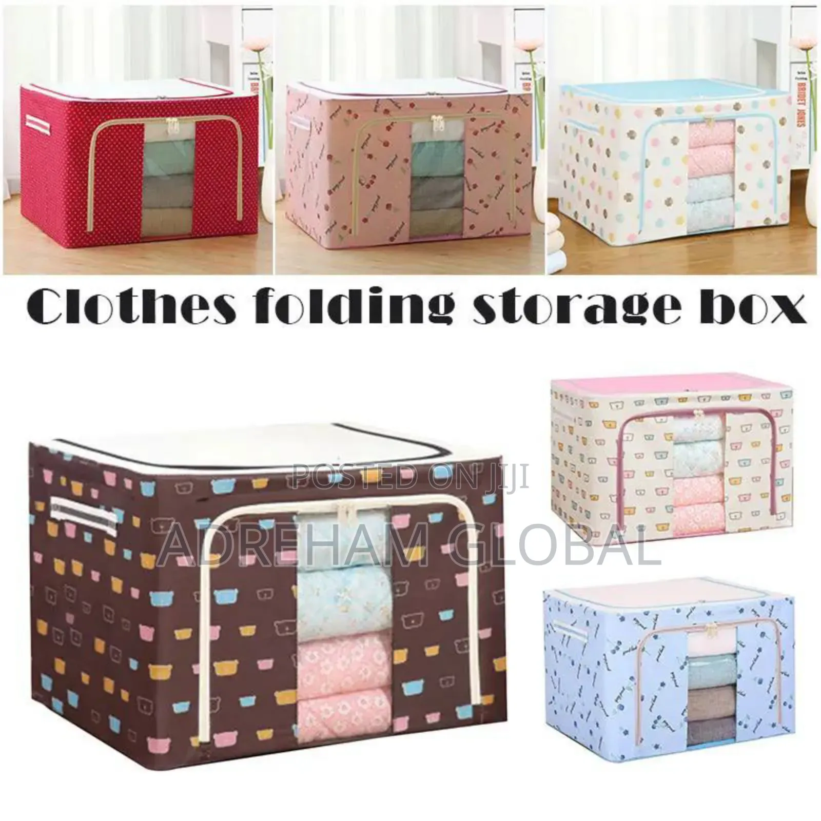 New Oxford Cloth Storage Box Steel Frame Storage Box
