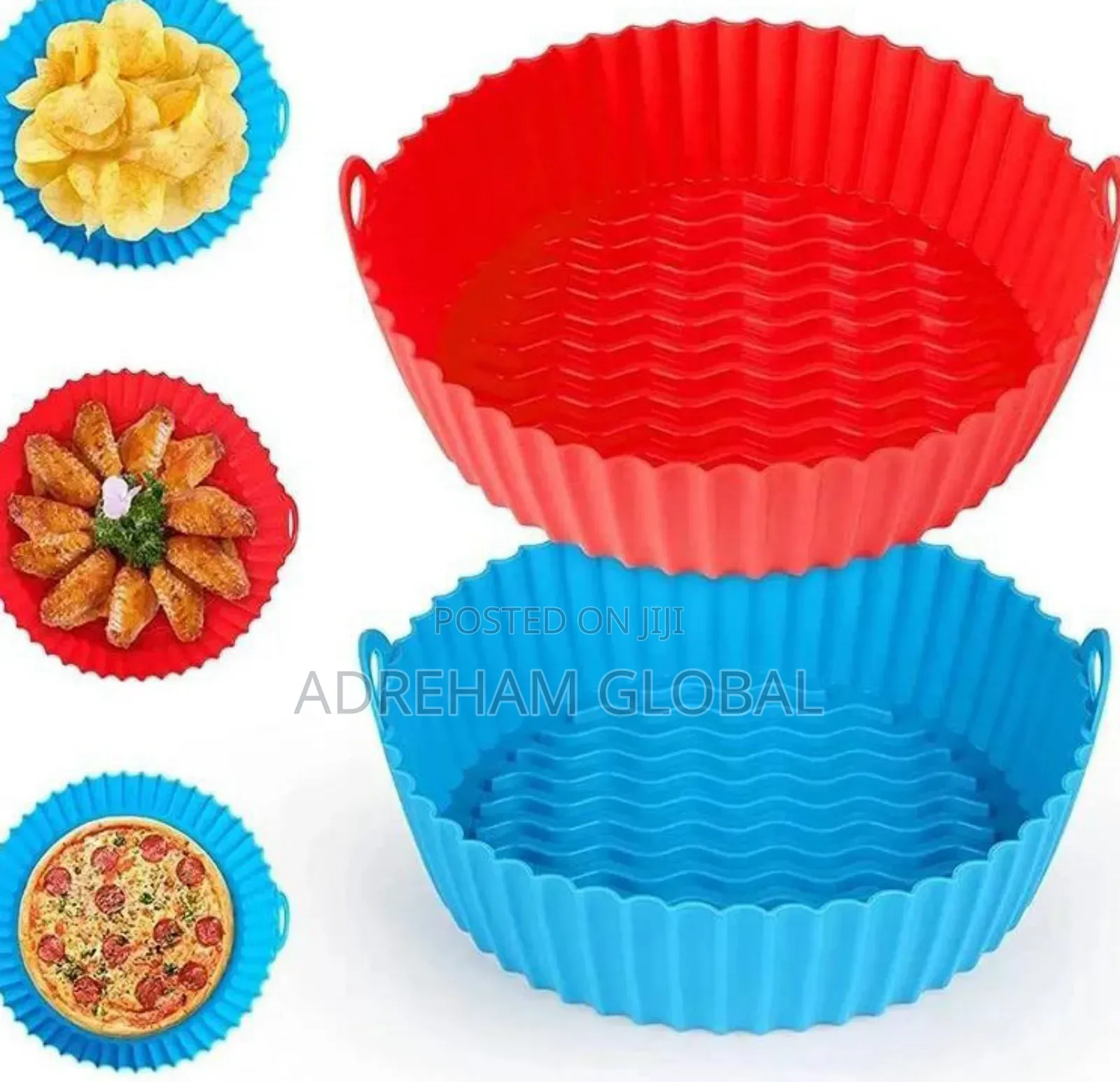 Silicone Air Fryer Baking Tray Reusable Silicone Baking Pan