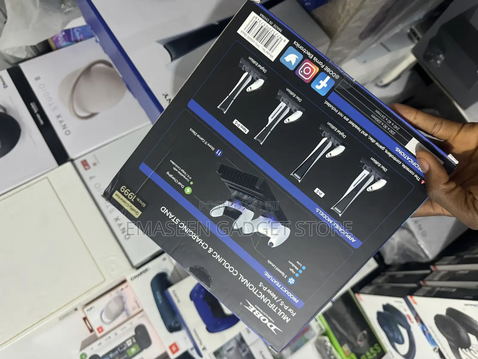 Playstation 5 Multi-Function Cooling Charging Dock
