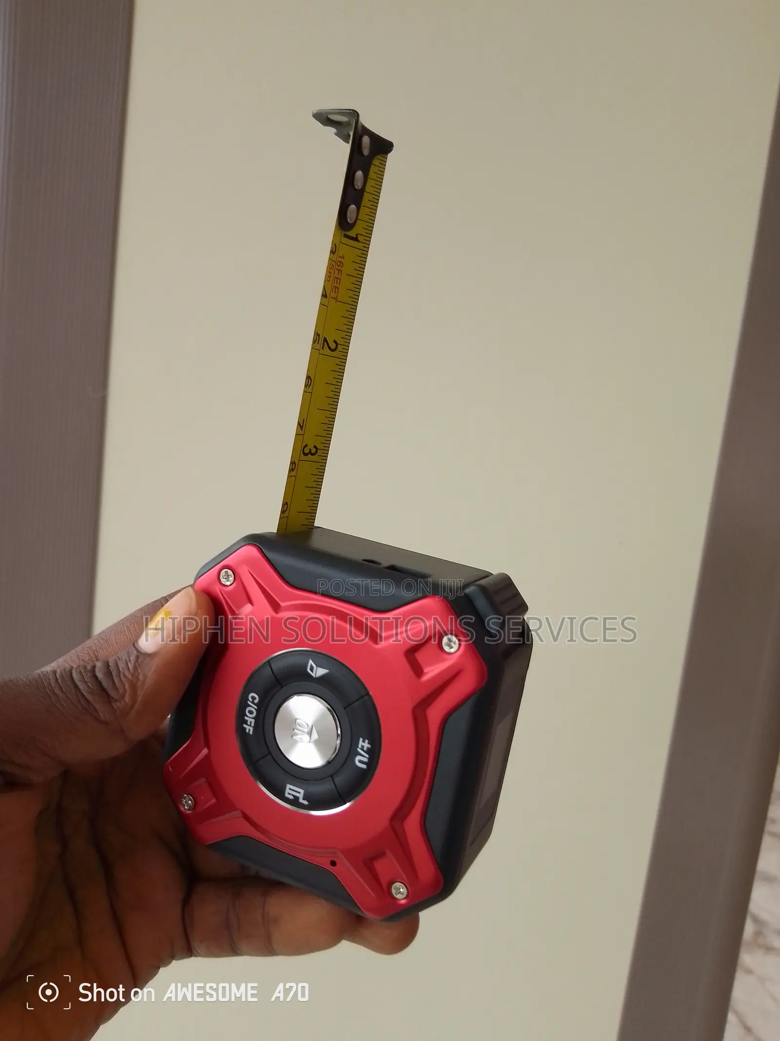 2 in 1 Rangefinder and Measuring Tape, 5m/40m