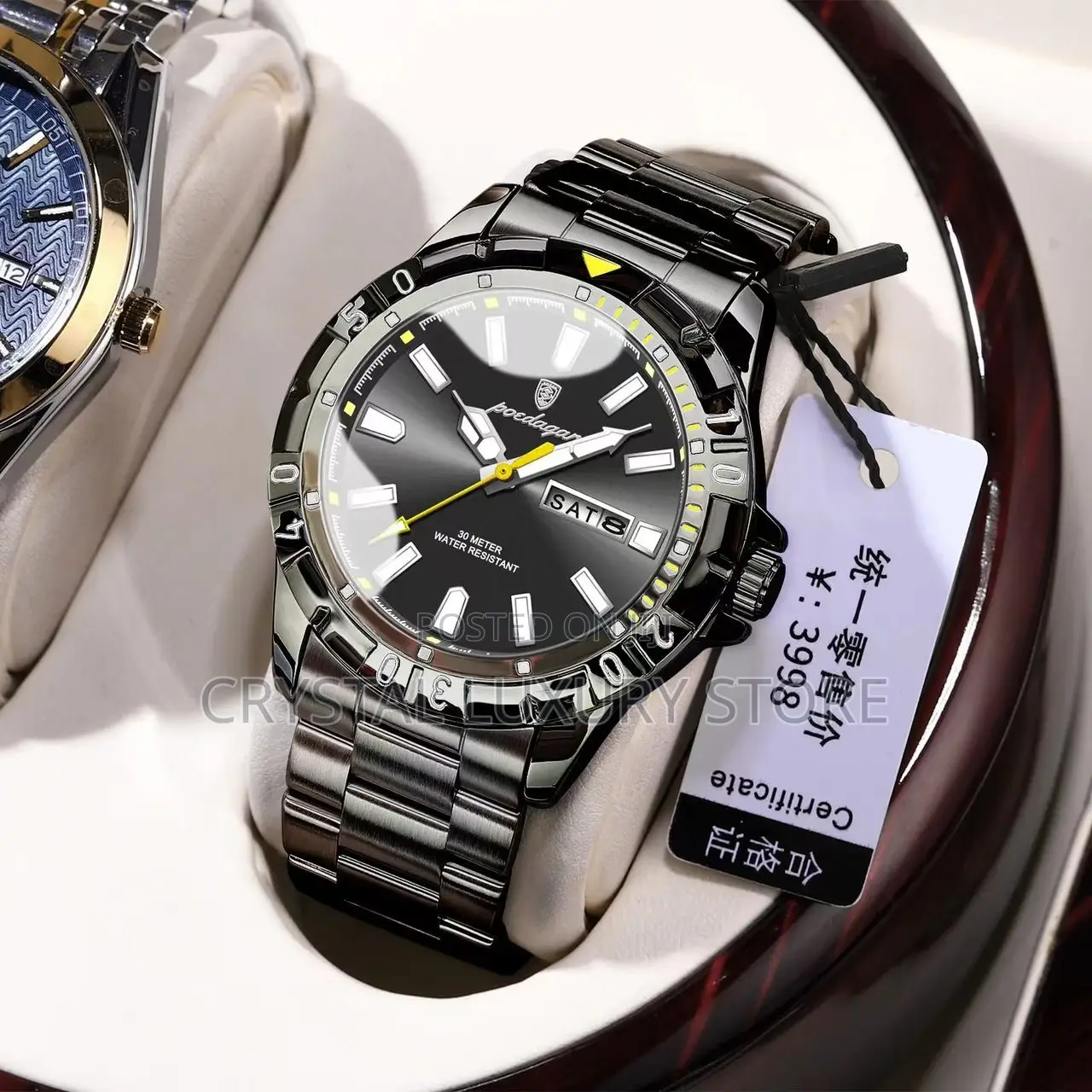 Poedagar Waterproof Chain Wristwatch