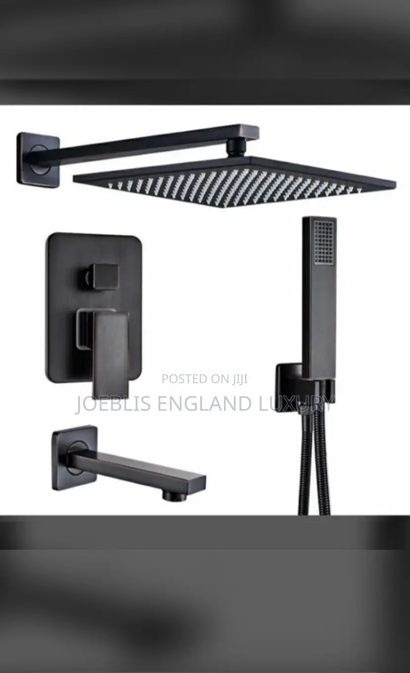 Concealed Shower Mixer Black