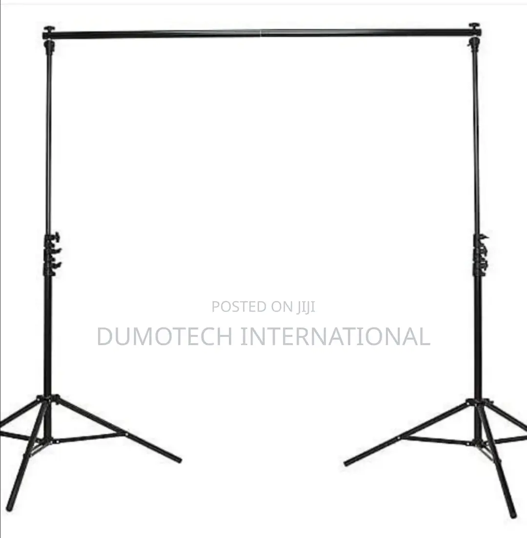 Mobile Studio Background Stand (Adjustable)