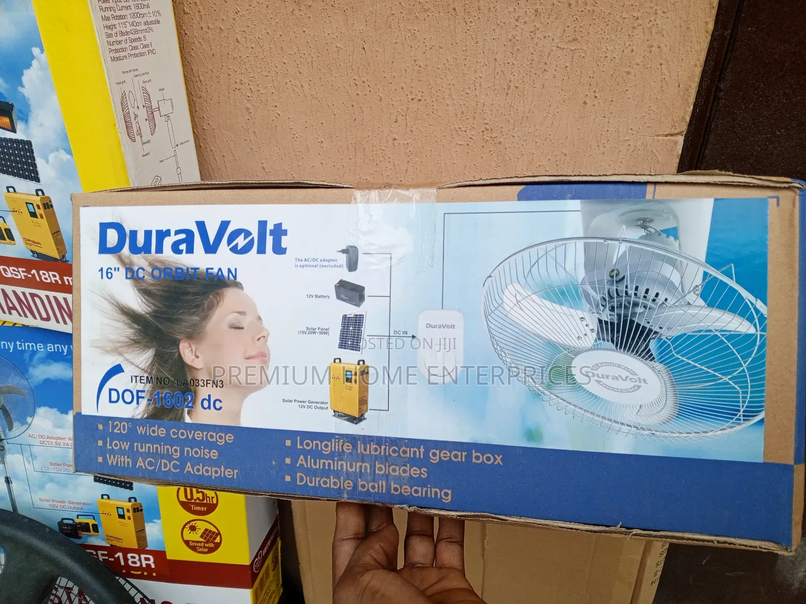 Duravolt Dc Orbit Fan 16 Inches