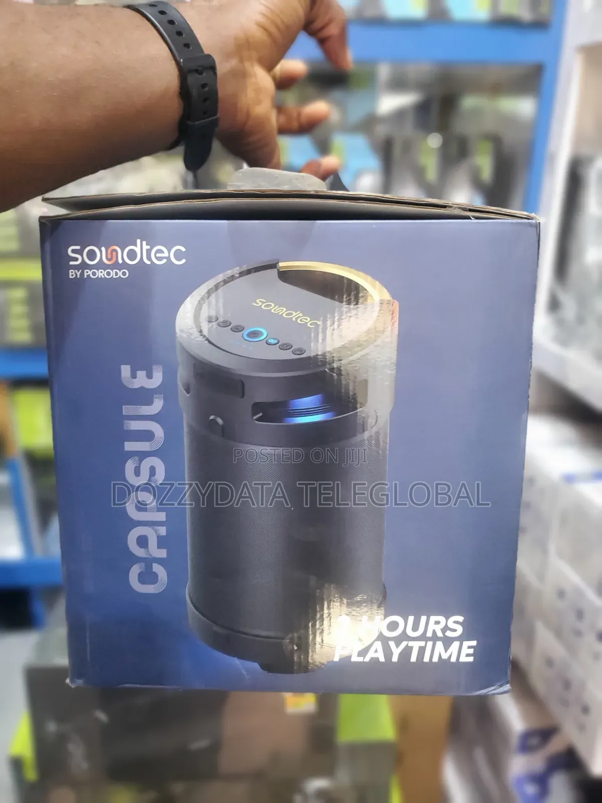 Porodo Soundtec Capsule Speaker 80W Powerful Sound