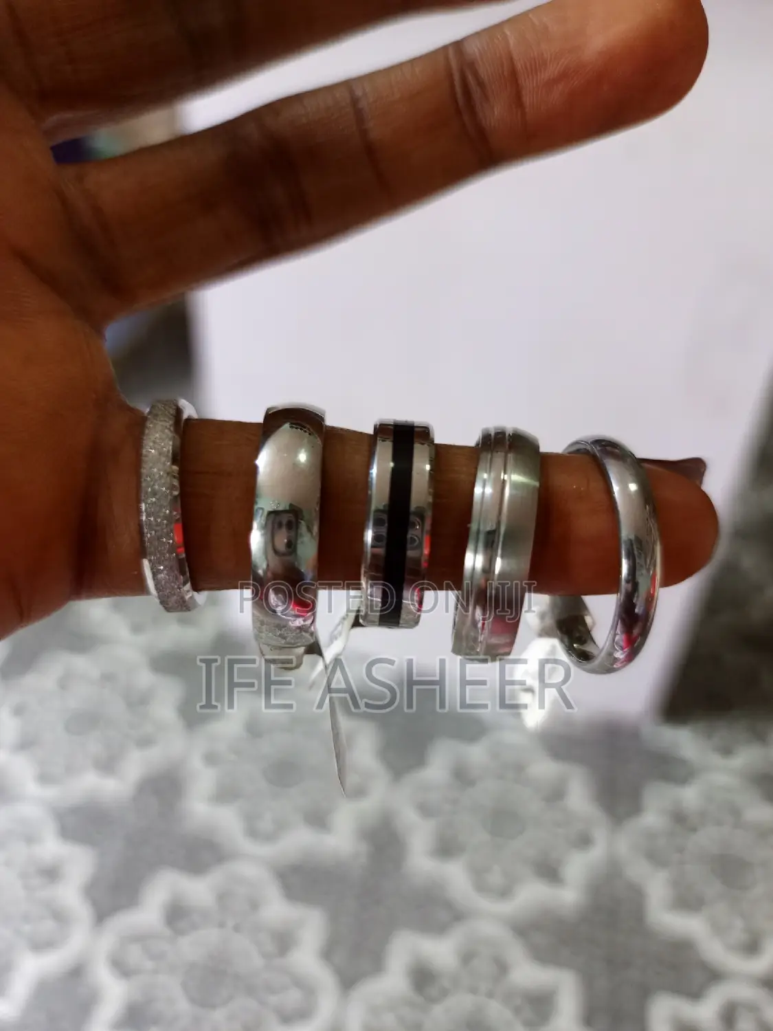 Male Wedding Band US Sterling Silver 01