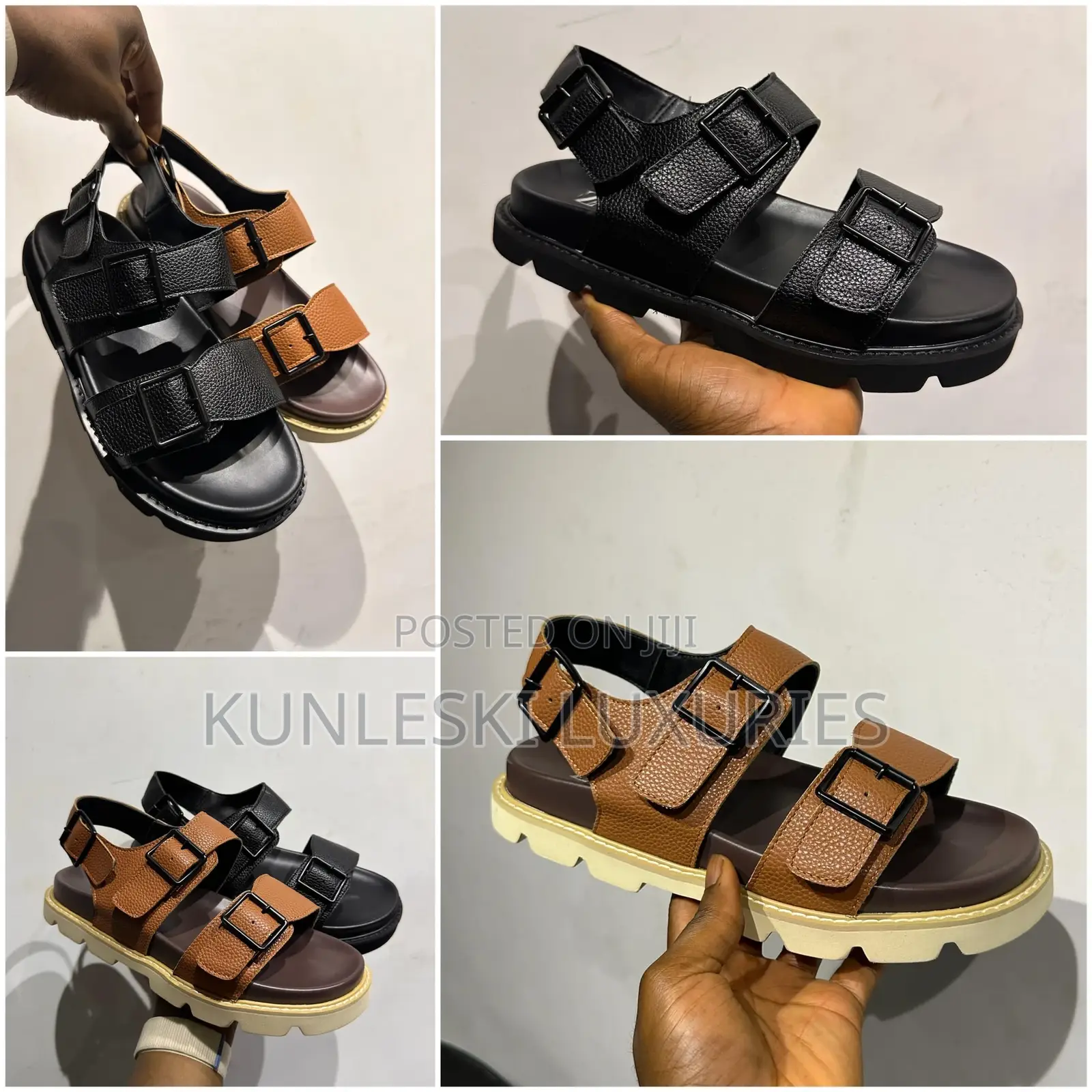 Original Zara Men Leather Sandals