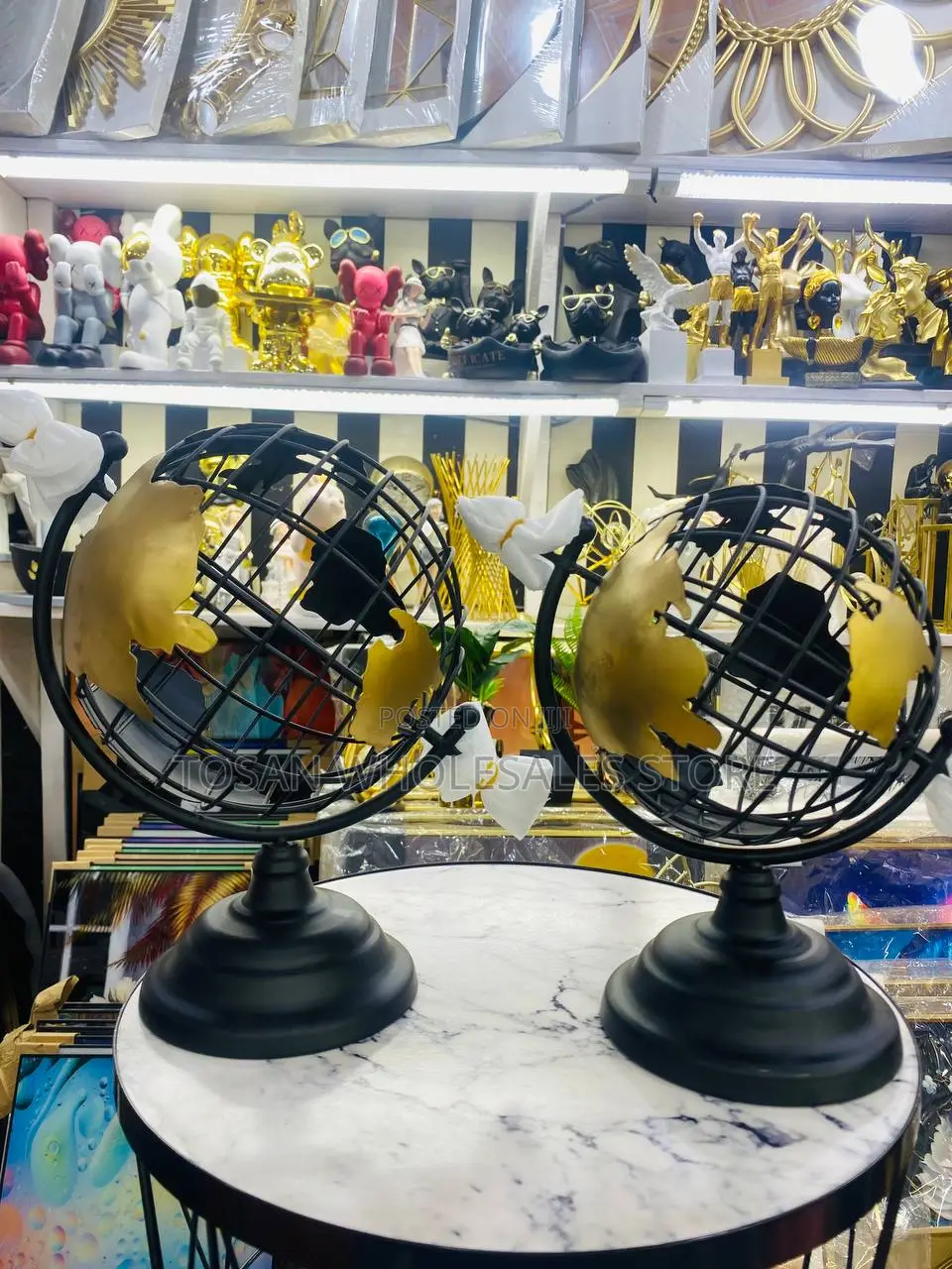 Metallic Gold Globe