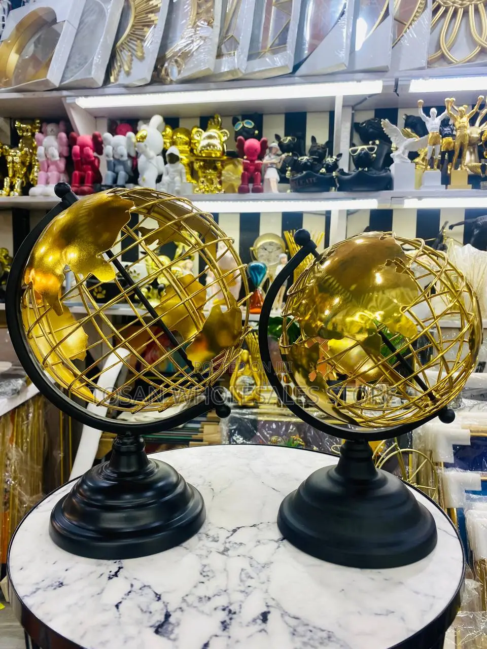 Metallic Gold Globe