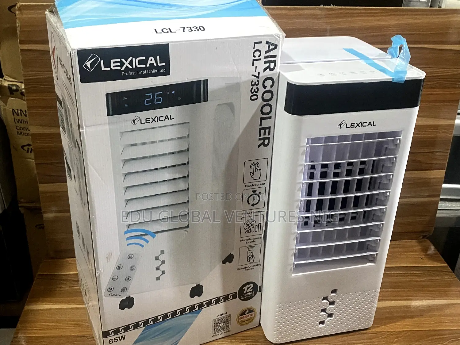 Lexical Aircooler 7litres. LCL-7330.(Professional Unlimited)