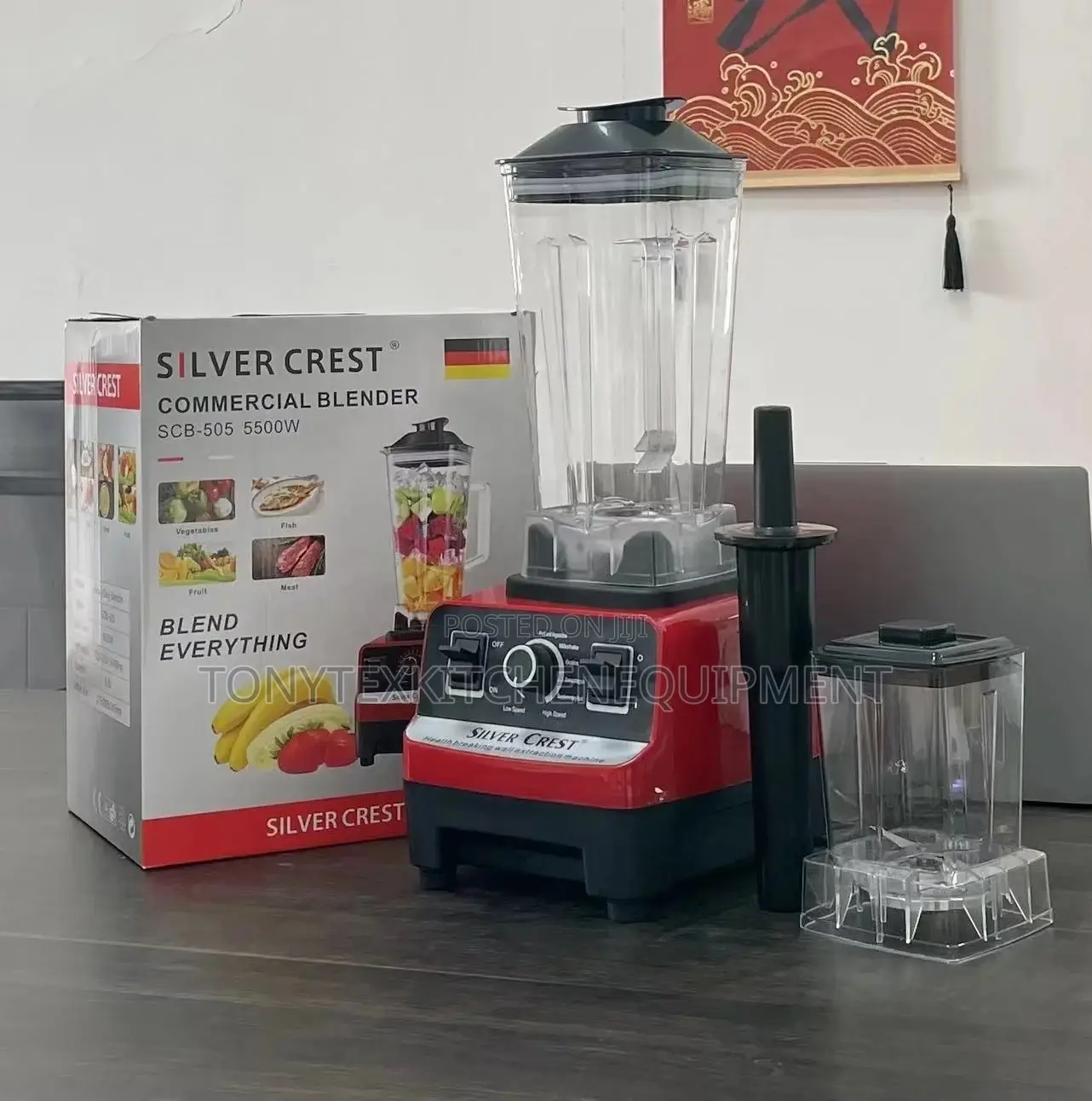 2L Large Capacity Commercial With Mixer Grinder