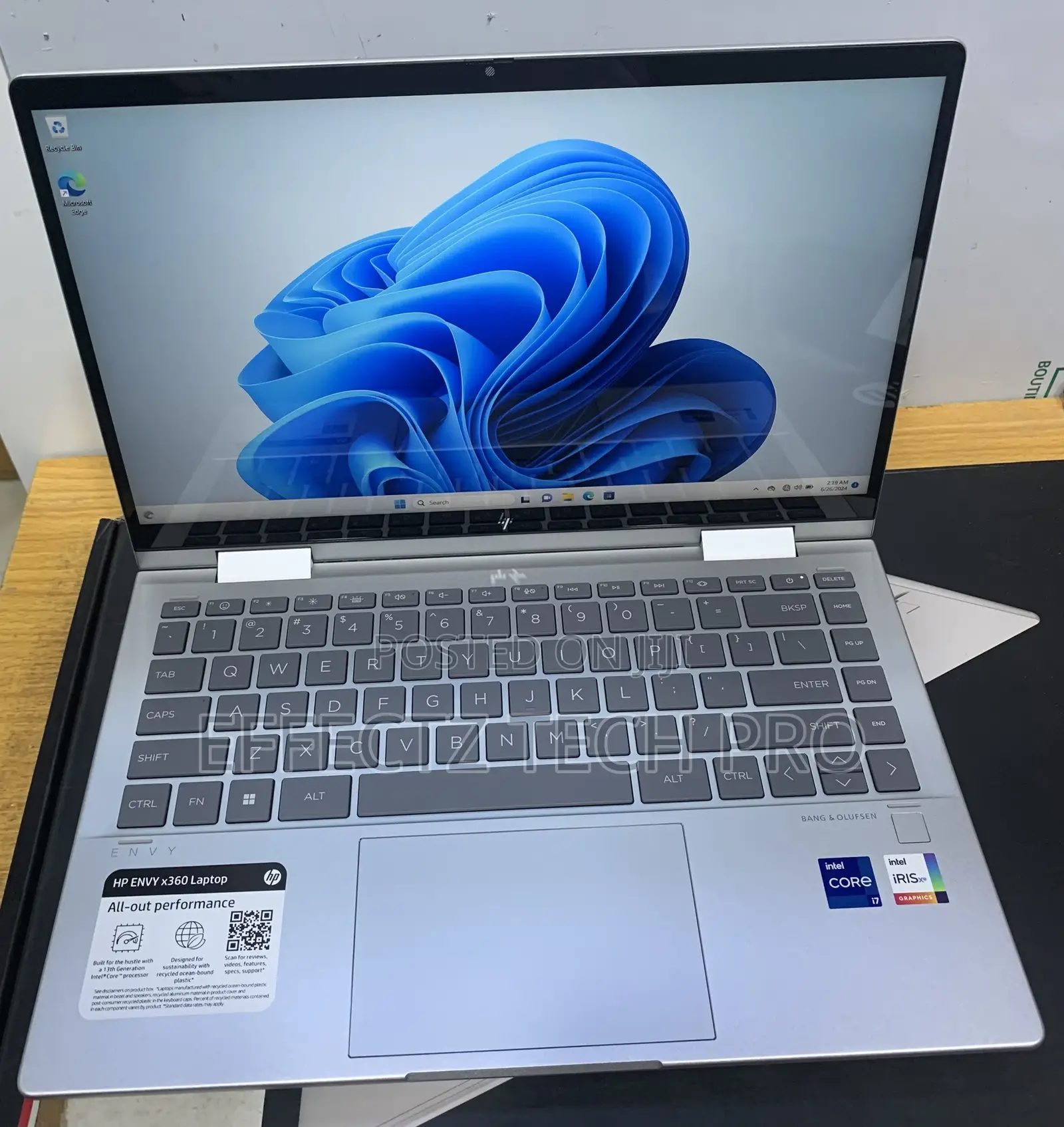 Laptop HP Envy X360 16GB Intel Core I7 SSD 1T