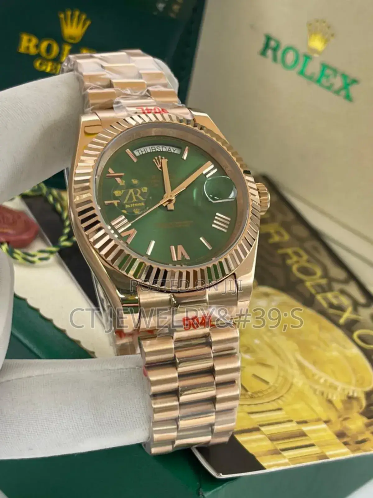 (Rolex Day-Date)Stainless Steel Watch for Men's High Quality