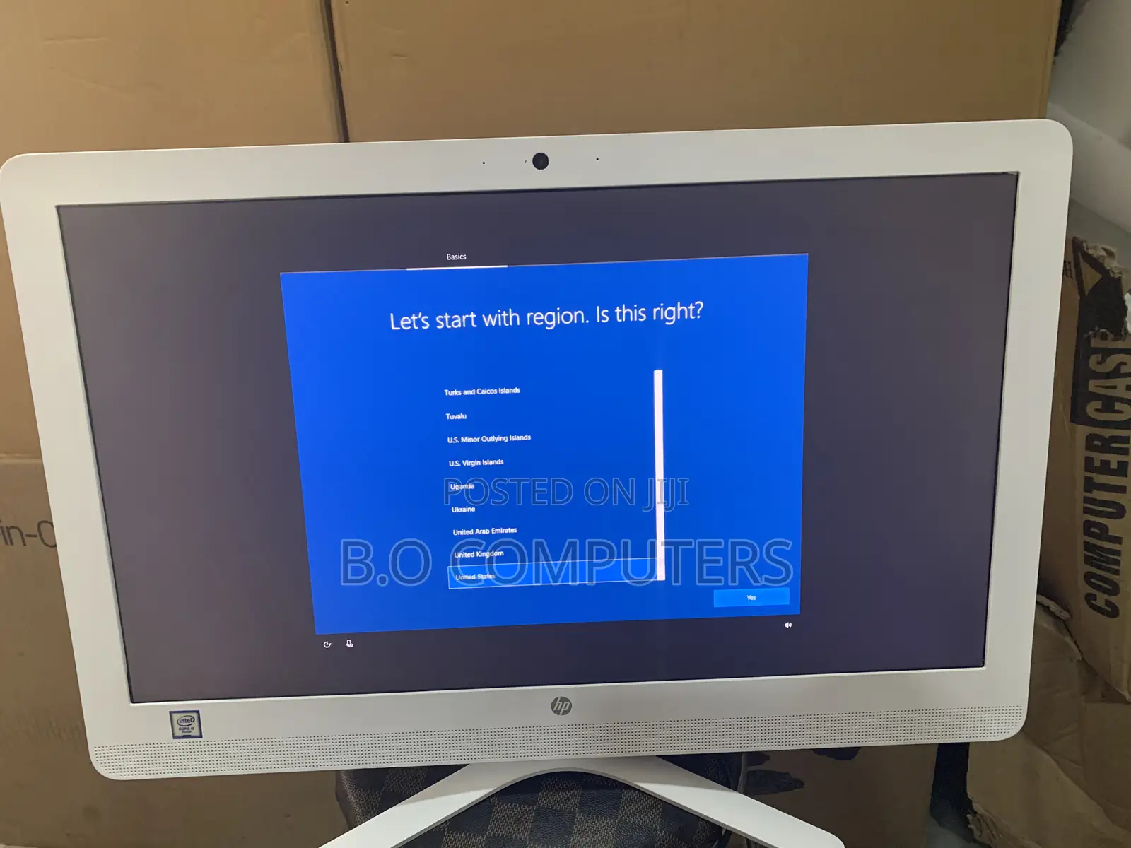 New Desktop Computer HP 200 G4 All-in-One 4GB Intel Core I3 HDD 1T