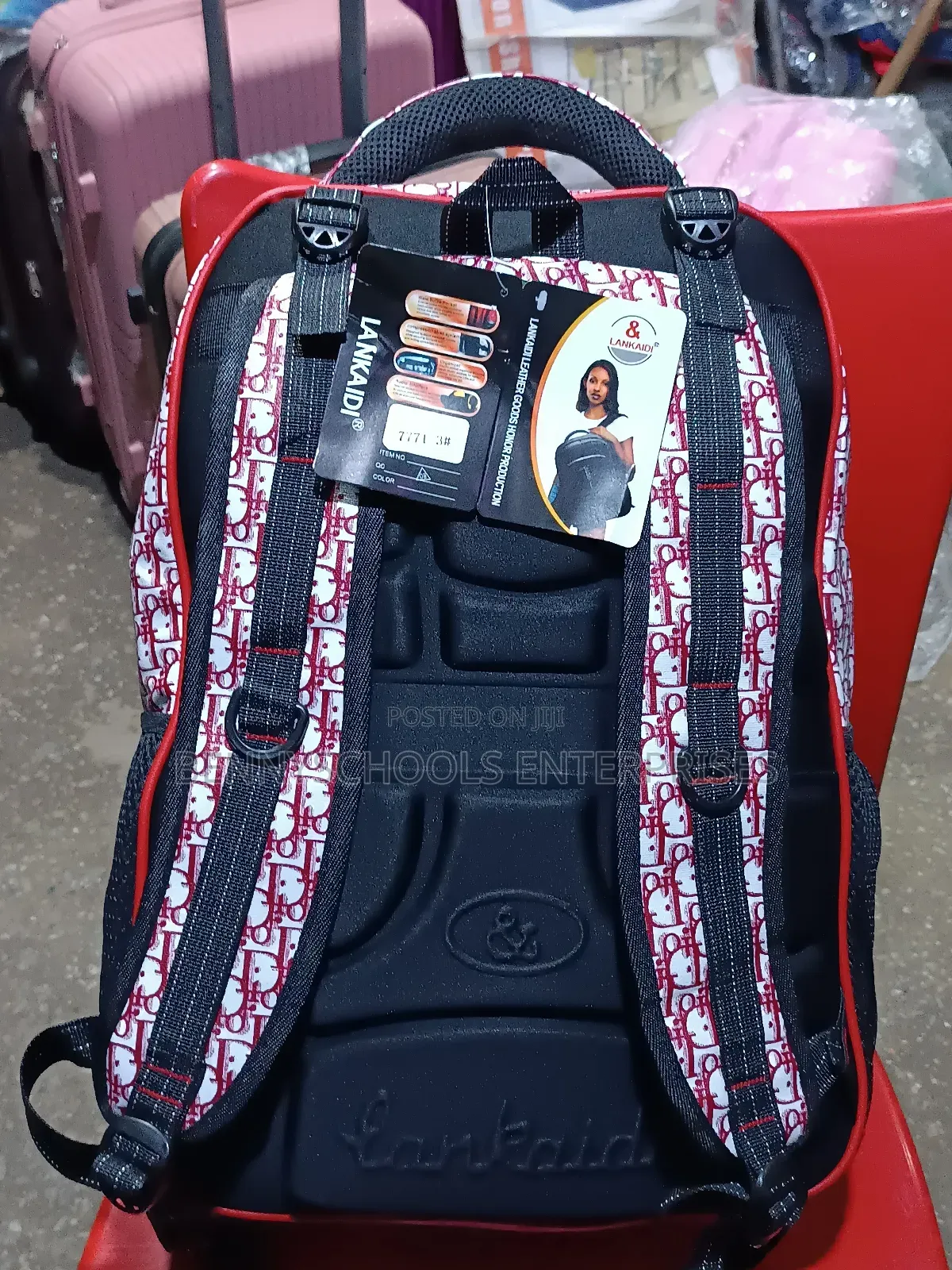 Lankaidin Leather Backpack and Laptop Bag