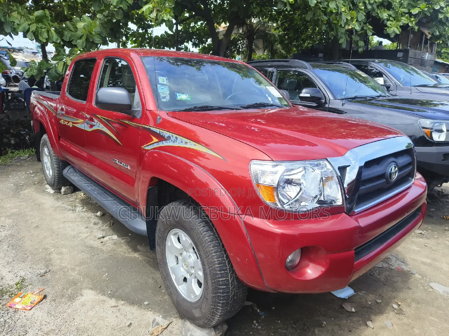 Toyota Tacoma 4x4 Double Cab 2008 Red