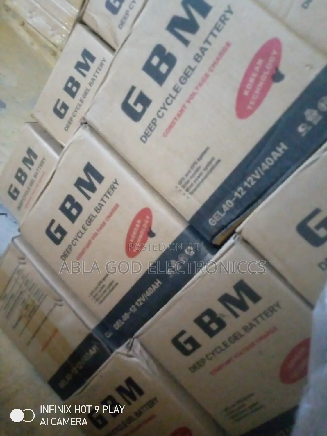 GBM Deep Cycle Battery 12v 40AH