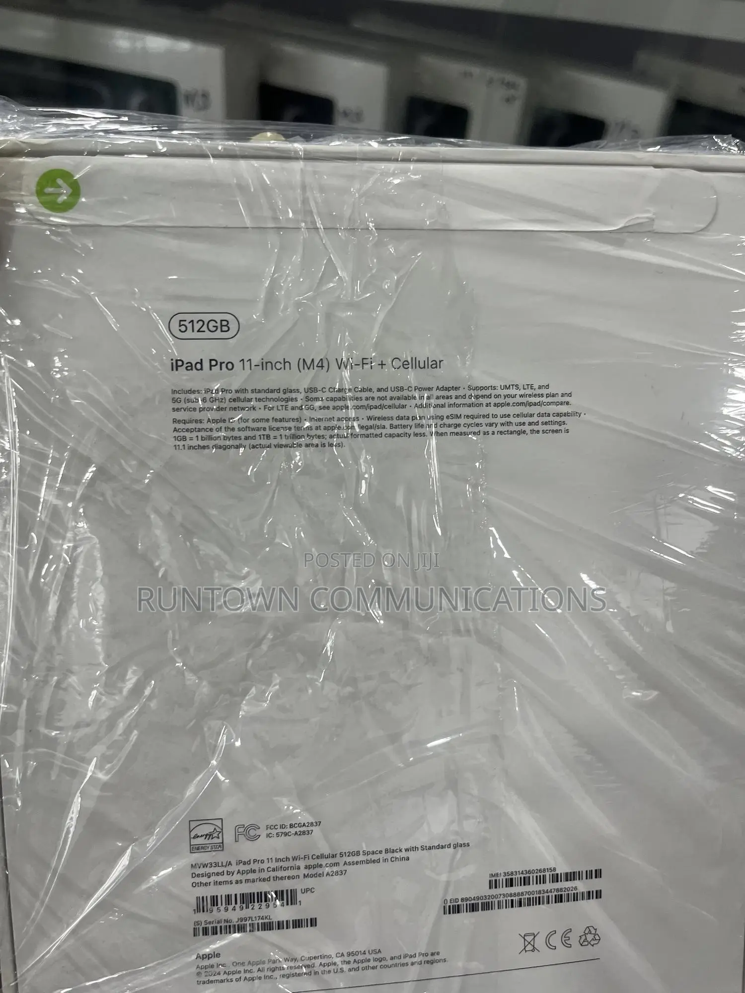 New Apple iPad Pro 11 (2024) 512 GB Gray