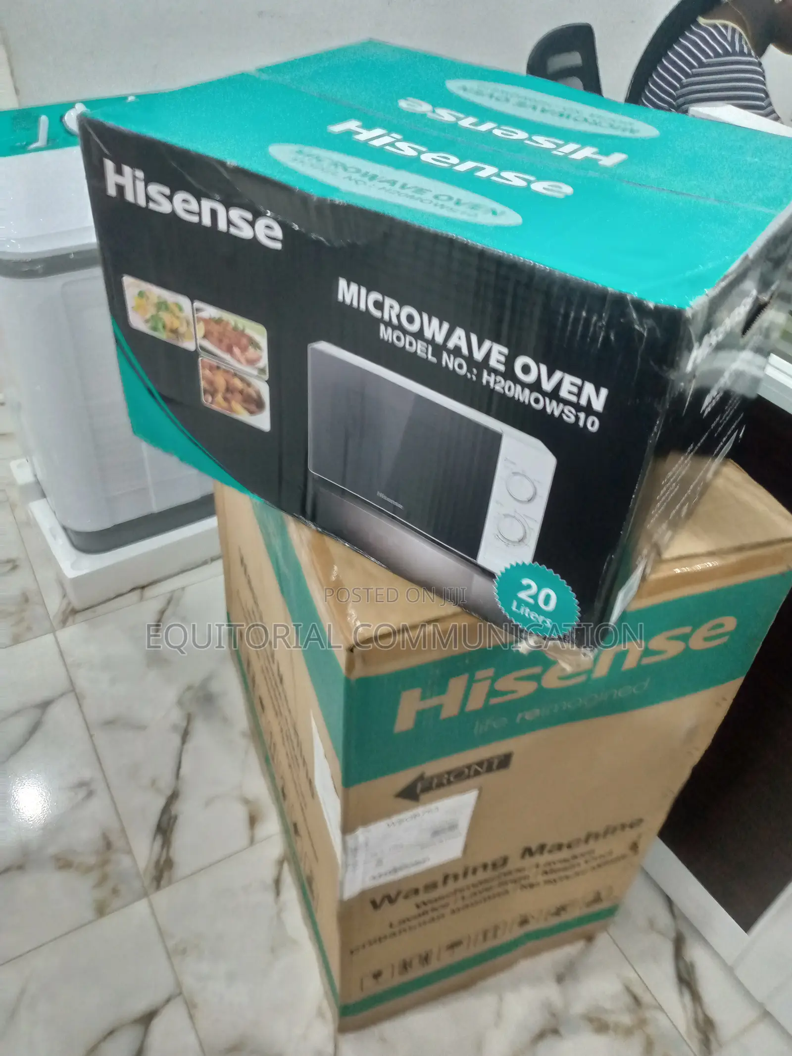 Brand Spanking 20L Hisense Microwave(White)