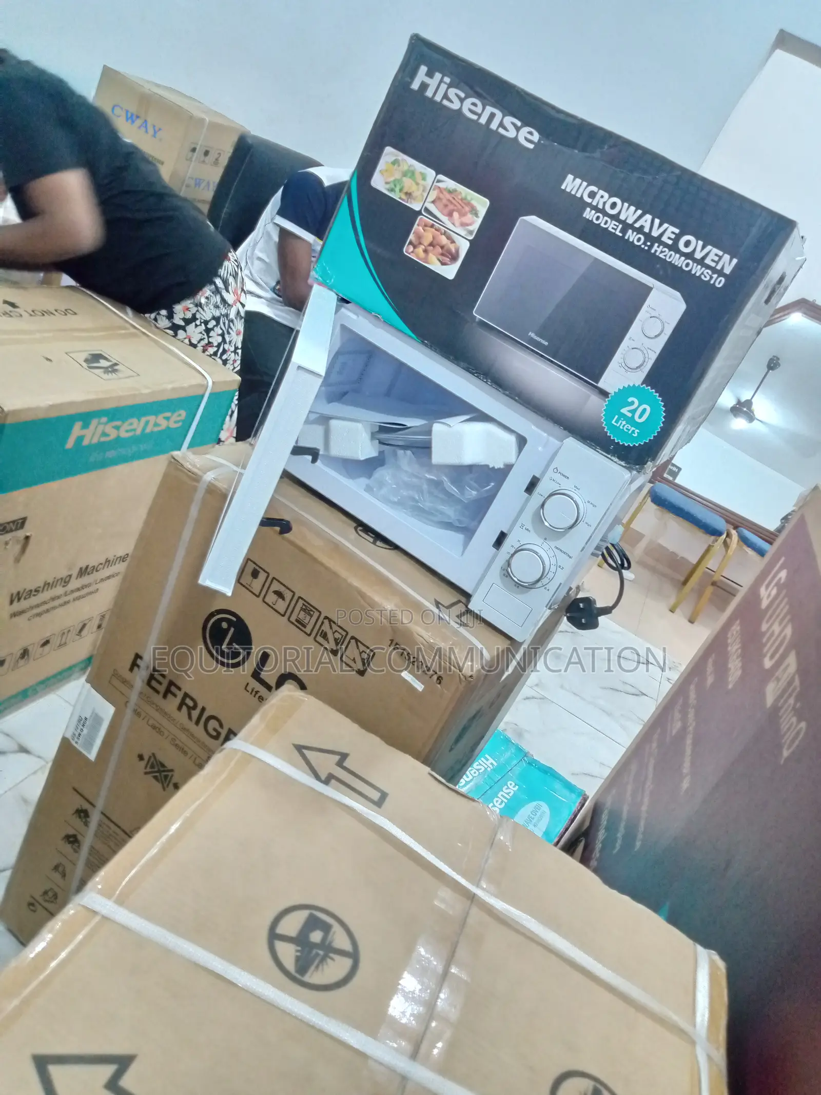 Hisense 20l White Microwave Oven