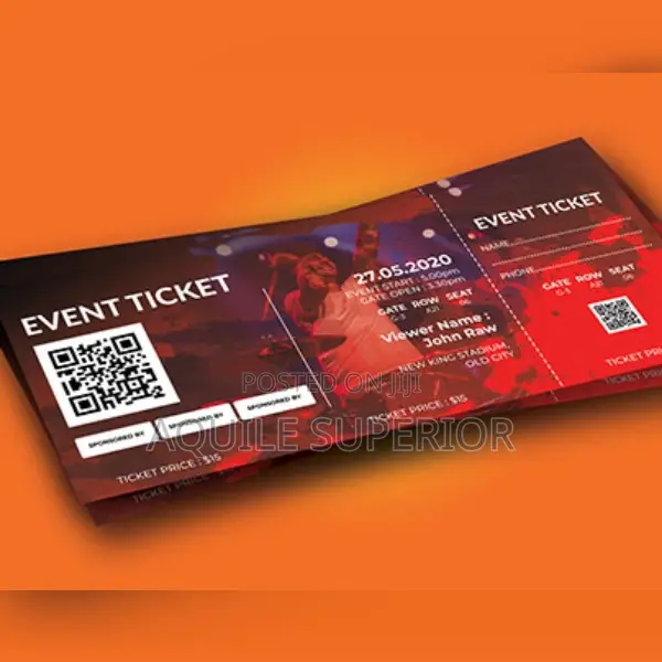 Same Day Movie Ticket Printing for Events and Shows in Lagos | 50pcs