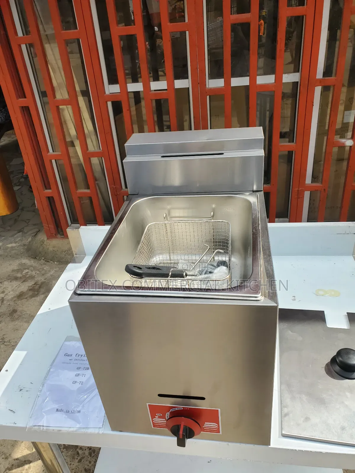 Commercial Table Top Gas Deep Fryer 10l Is Available 4sales