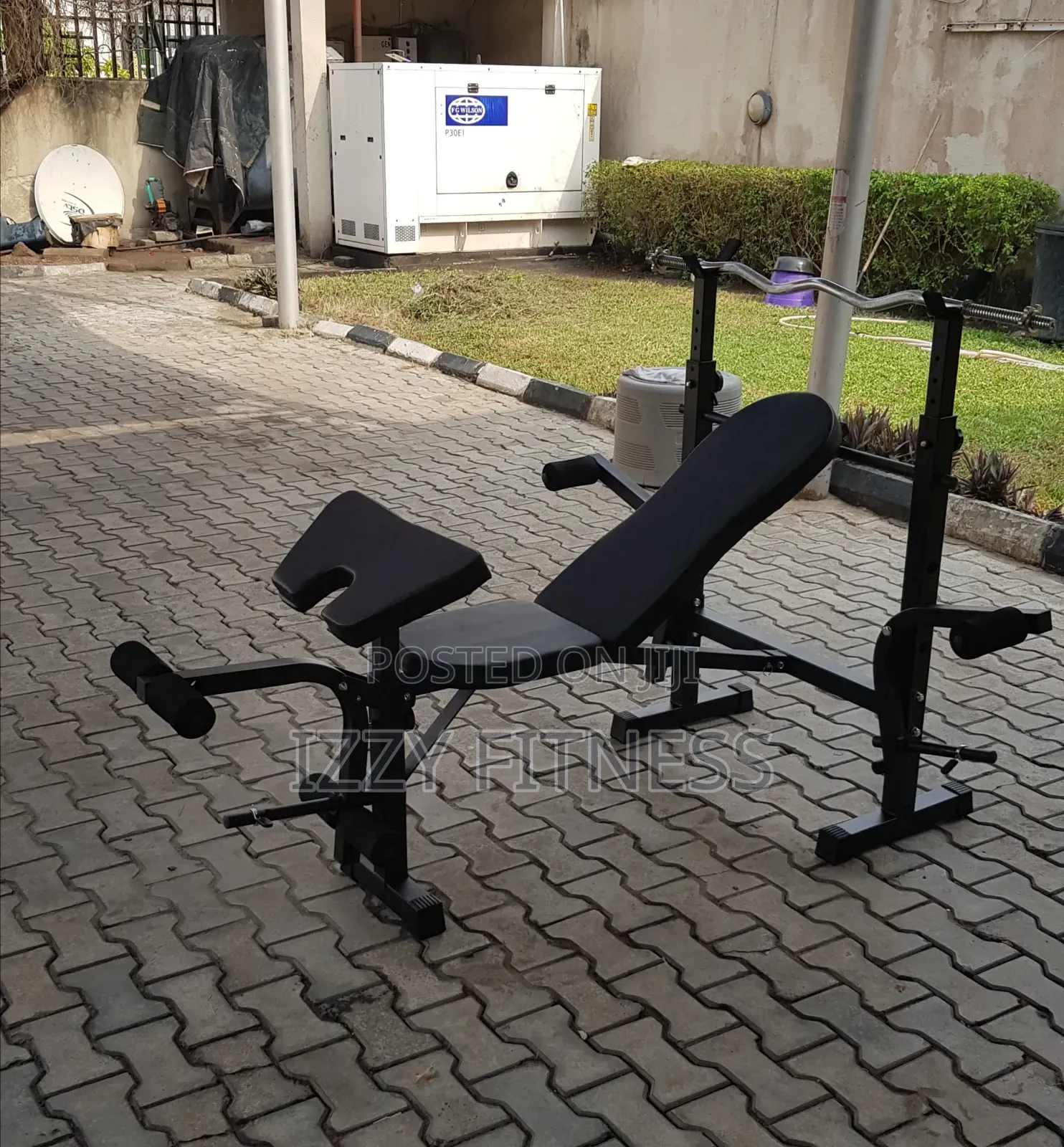 Black Weight Bench