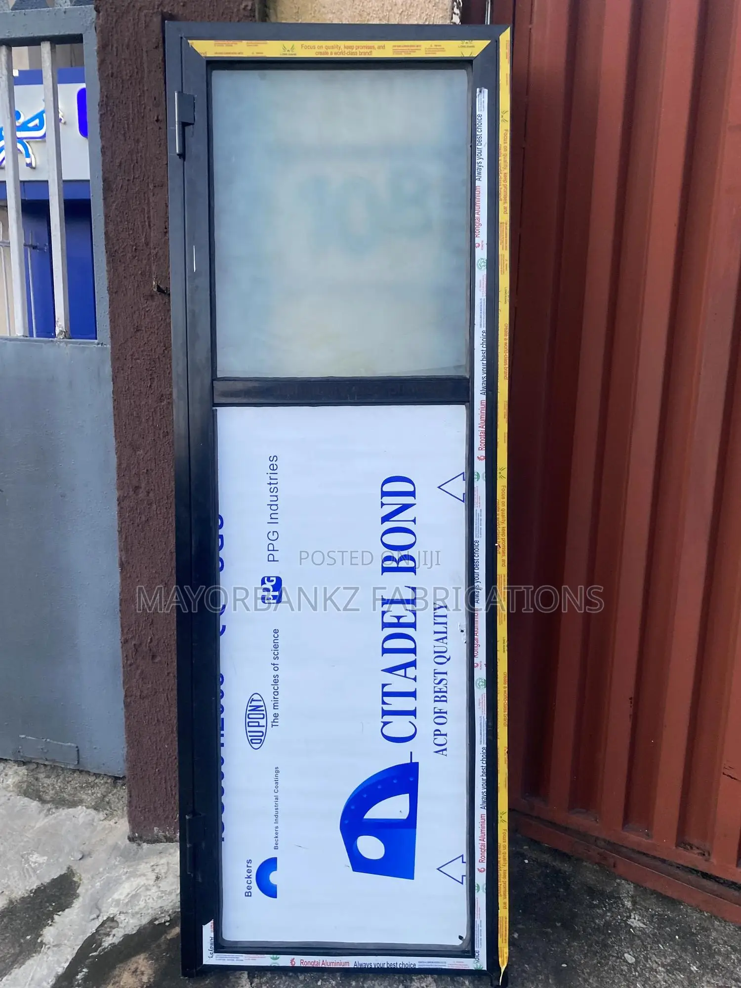 Aluminum Toilet Door