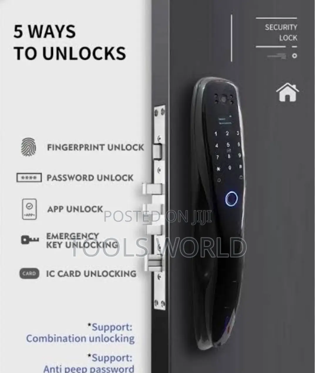 Fingerprint Security Smart Door Lock Password Electronic
