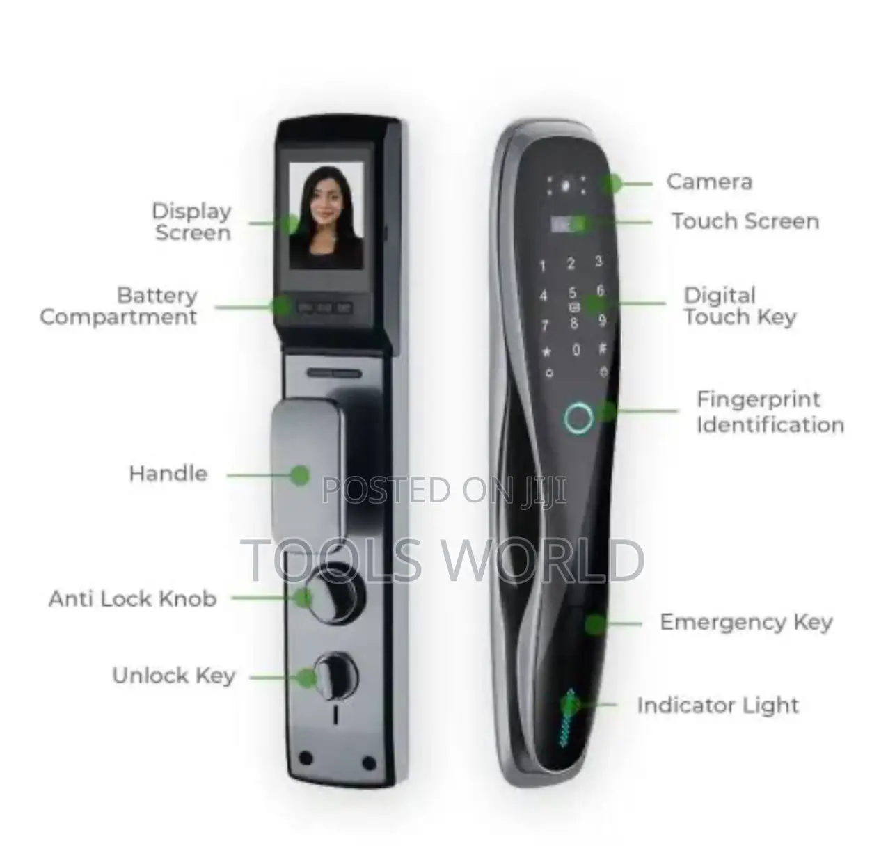 Fingerprint Security Smart Door Lock Password Electronic