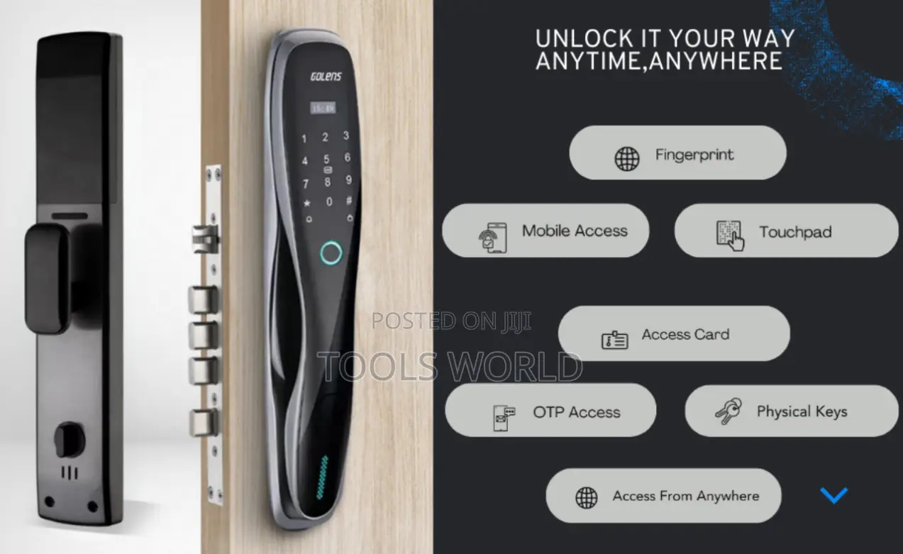 Fingerprint Security Smart Door Lock Password Electronic