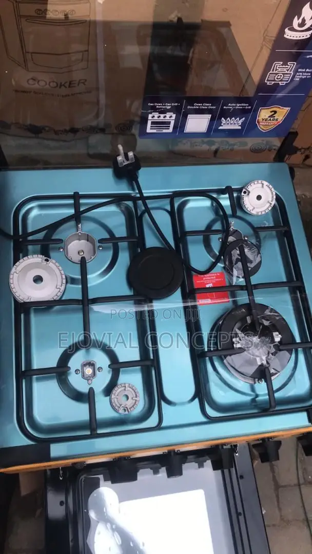 Scanfrost Gc 60X60 4 Gas Cooker Wood Ck6402ng