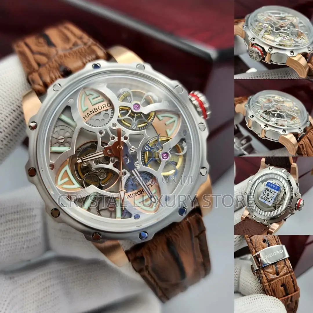 Hanboro Quality Luxury Automatic Water Resistant Wristwatch