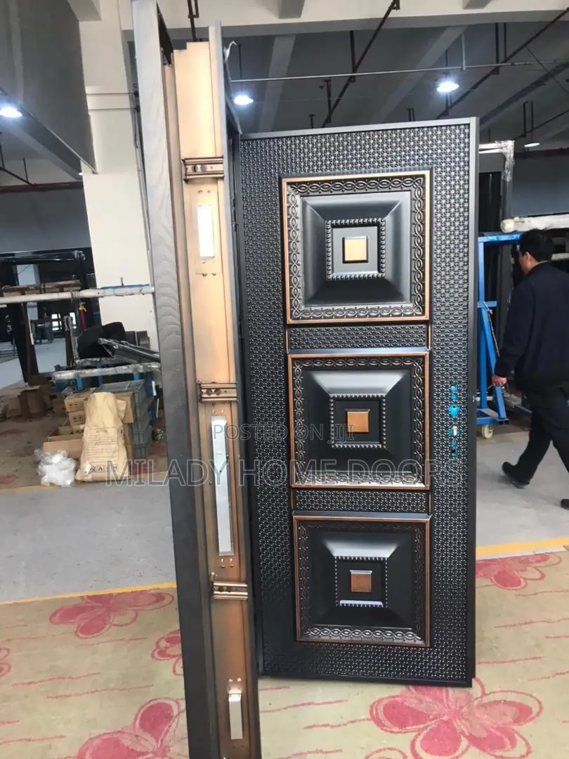 3ft Copper Cast Security Steel Door