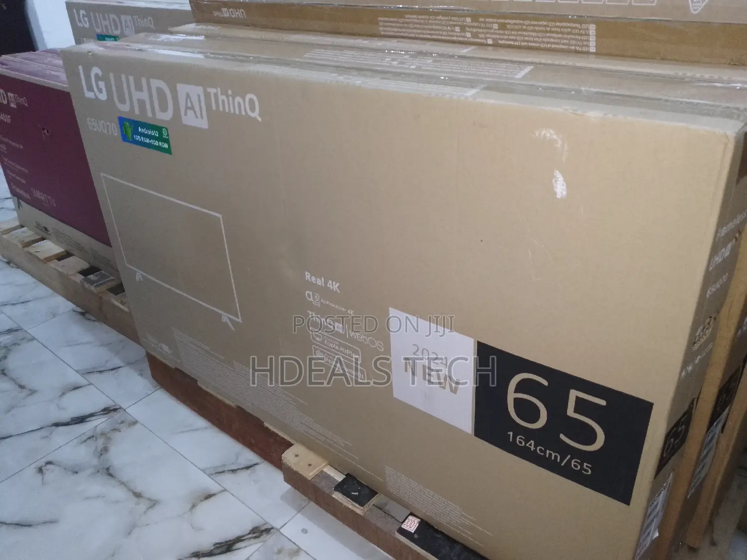 LG 65inches Smart Android TV With Fast Internet Speed