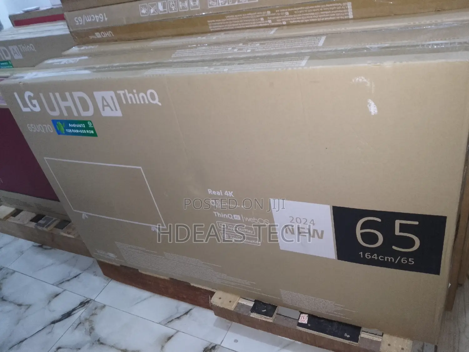 LG 65inches Smart Android TV With Fast Internet Speed