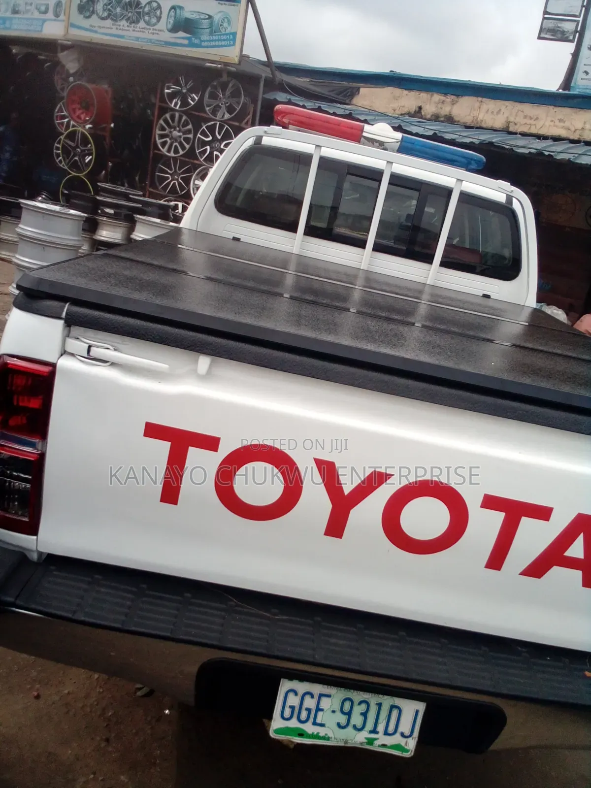 Back Boot Cover for Toyota Hilux Available