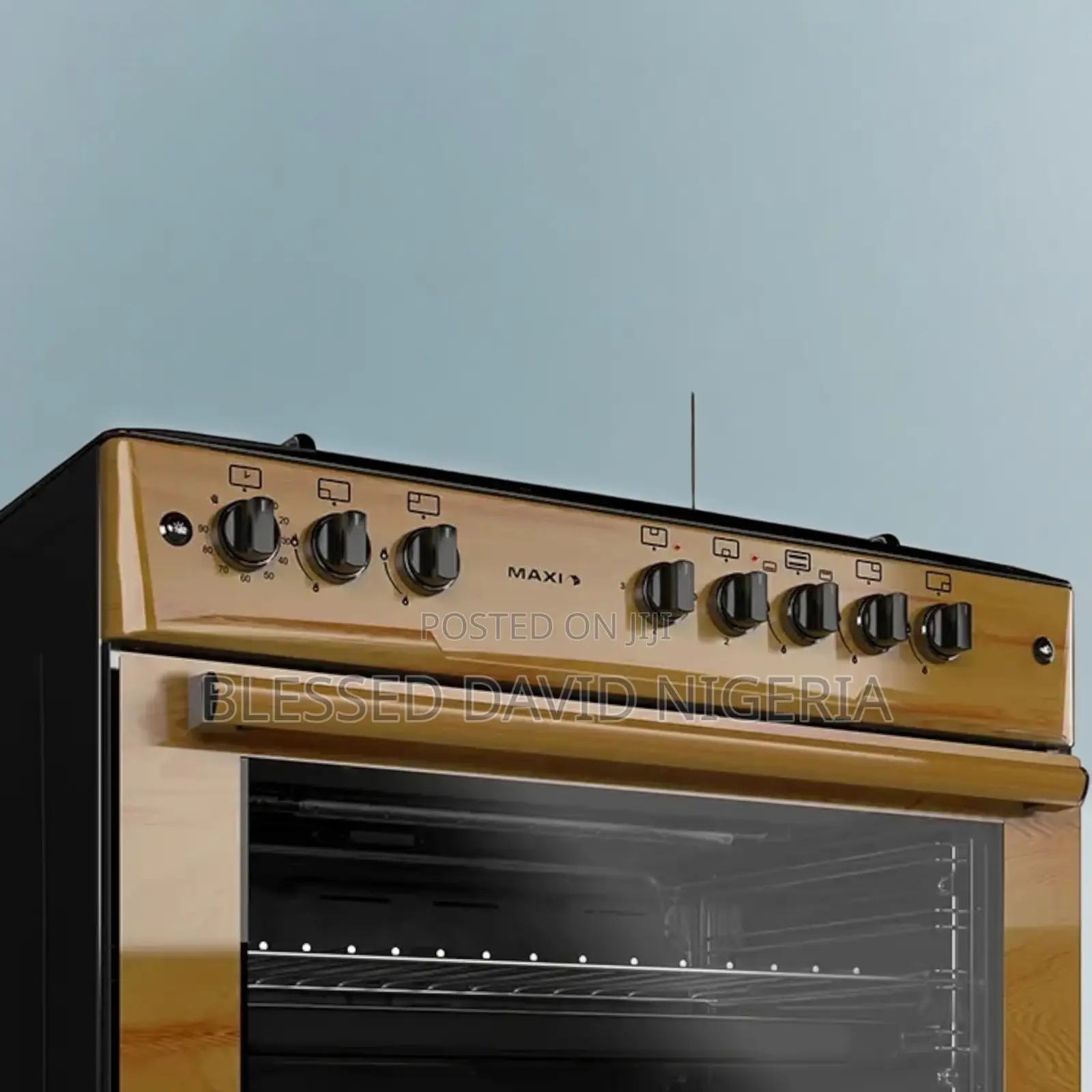 Maxi 60*90 (4+2) Burner Gas Cooker Wood