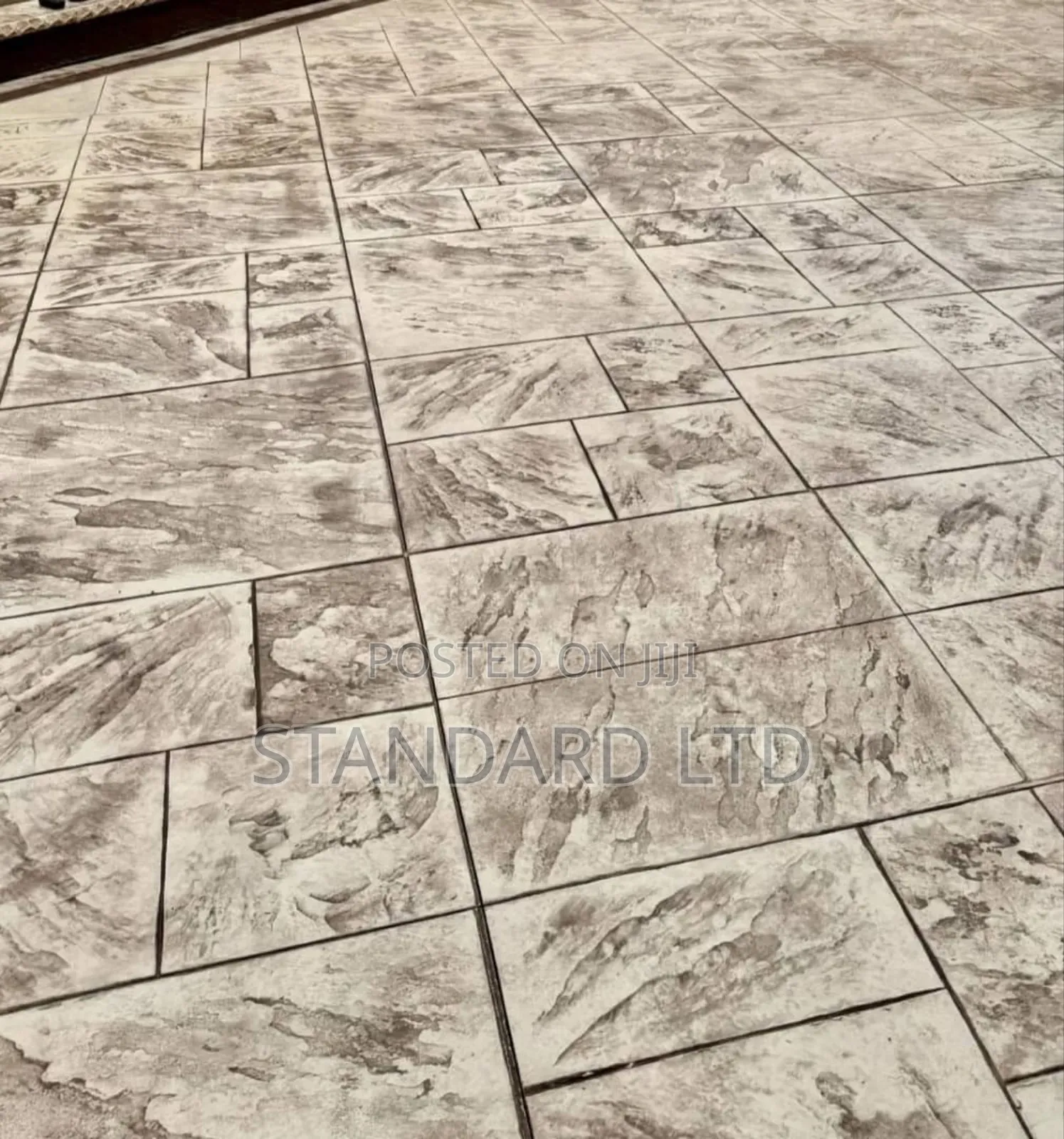 Exterior Stamp Concrete Floor 