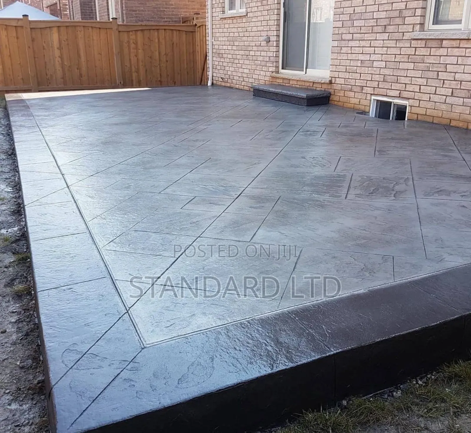 Exterior Stamp Concrete Floor 