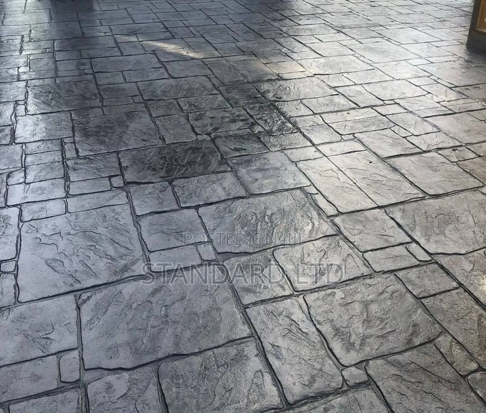 Exterior Stamp Concrete Floor 