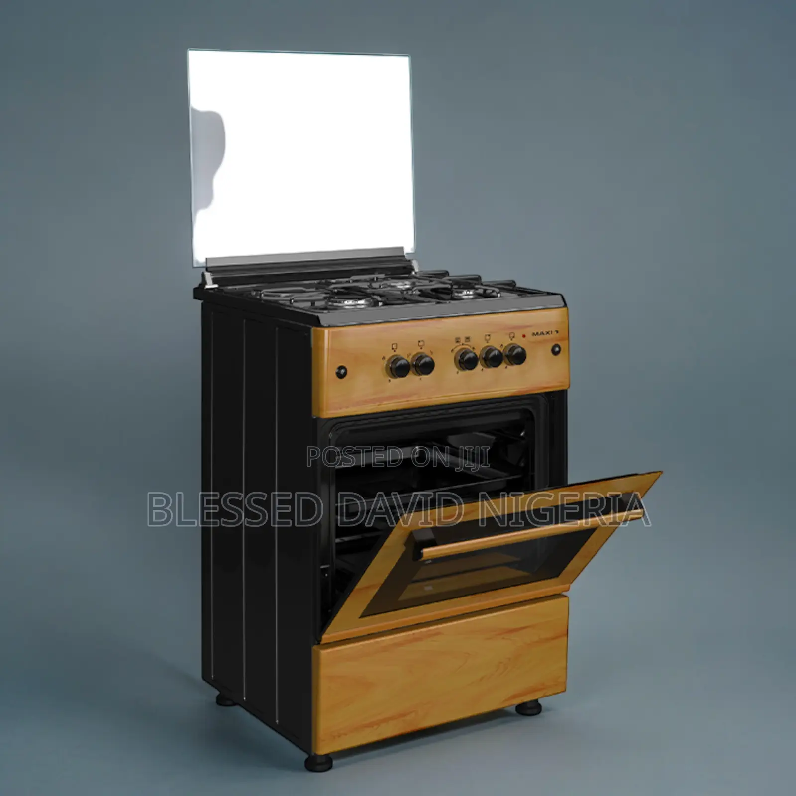 Maxi 60*60 (3+1) Burner Gas Cooker IGL Wood ()