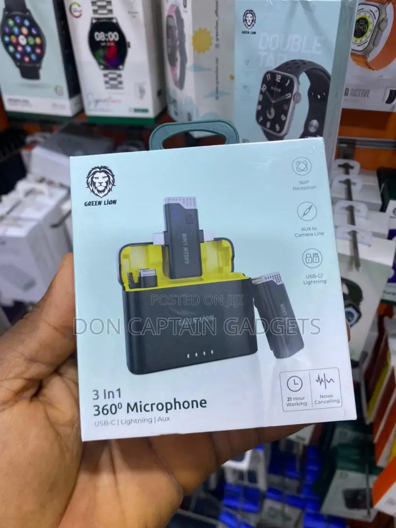 Green Lion 3in1 360° Microphone