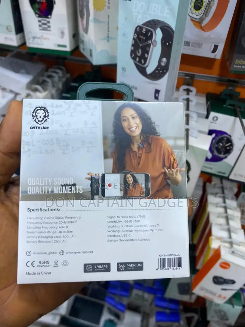 Green Lion 3in1 360° Microphone
