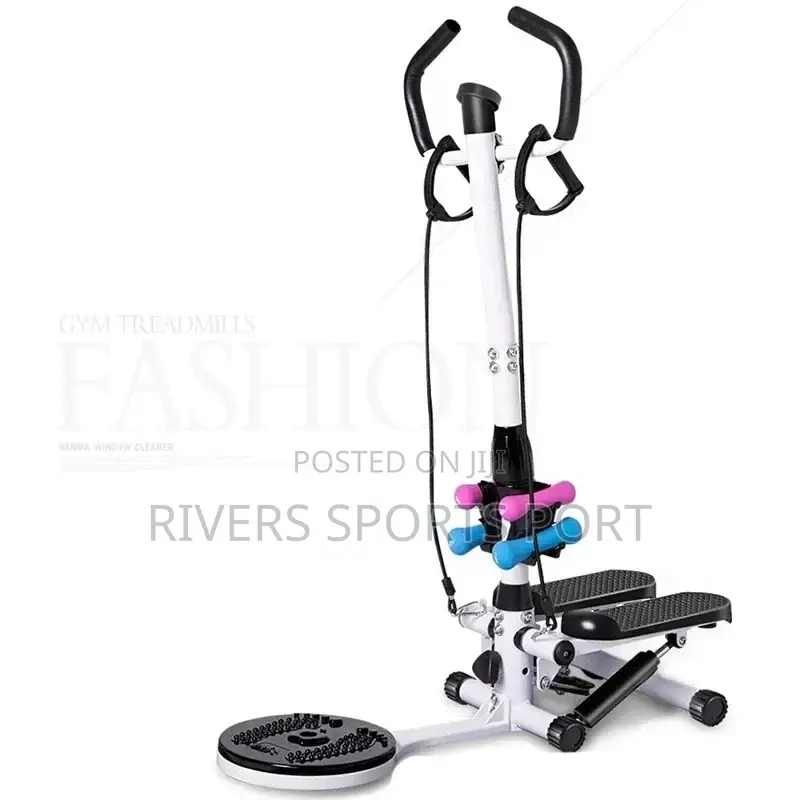 3in1 Multifunctional Stepper With Twister, Dumbbell, Display