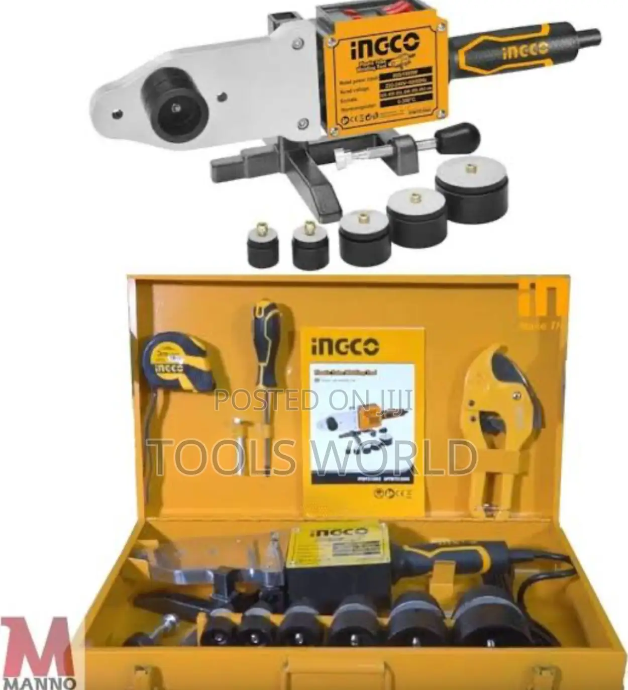 Ingco PTWT215002 Plastic Tube Welding Tools With PPR Machine